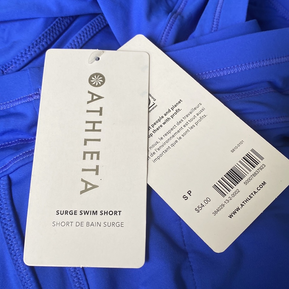 💙 Athleta Surge Short // Cerulean #384029 - Picture 8 of 8
